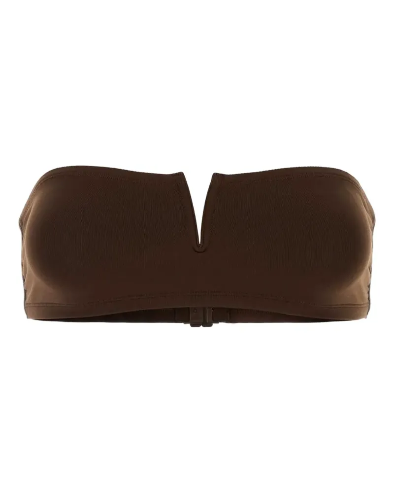 Eres Arcade bandeau bikini top - Braun Braun