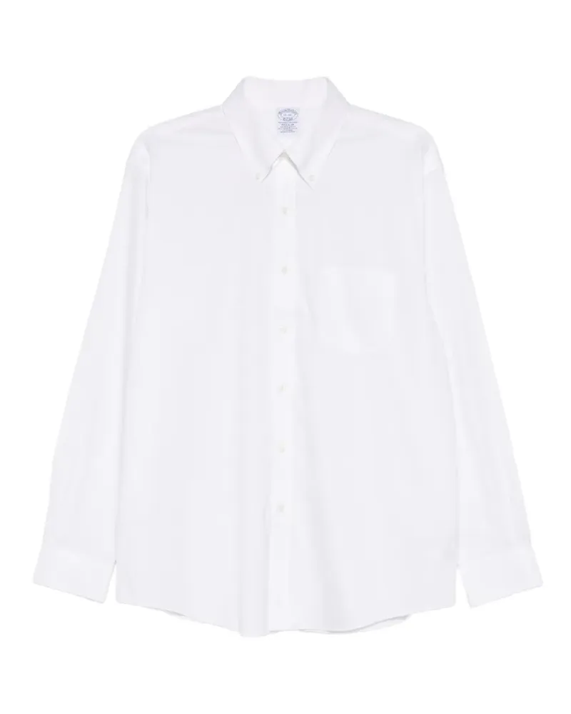 Brooks Brothers Hemd mit Brusttasche - Weiß Weiß