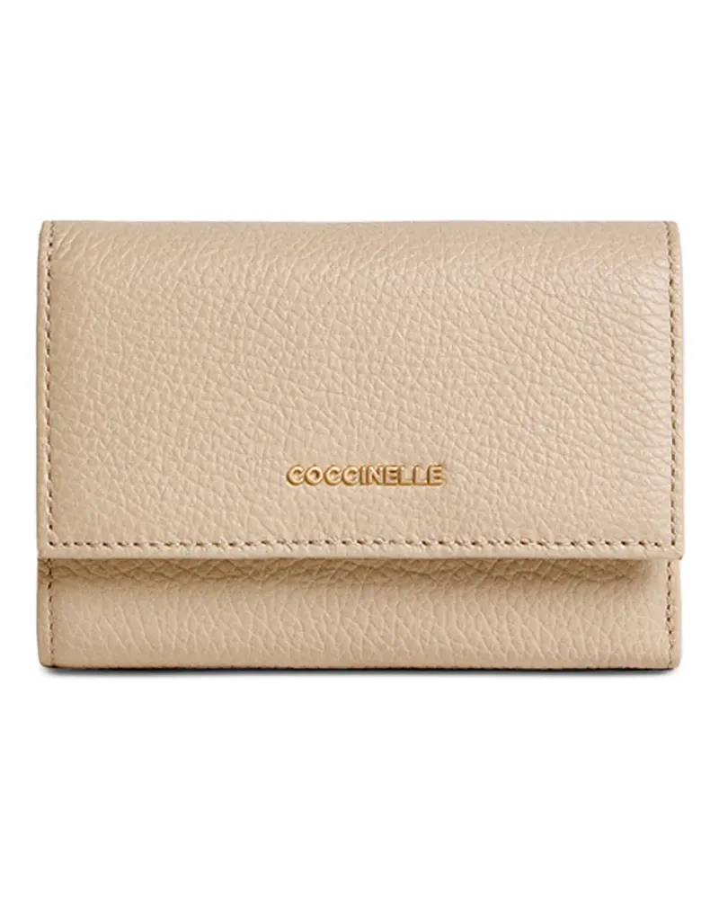 Coccinelle Portemonnaie mit Logo - Nude Nude