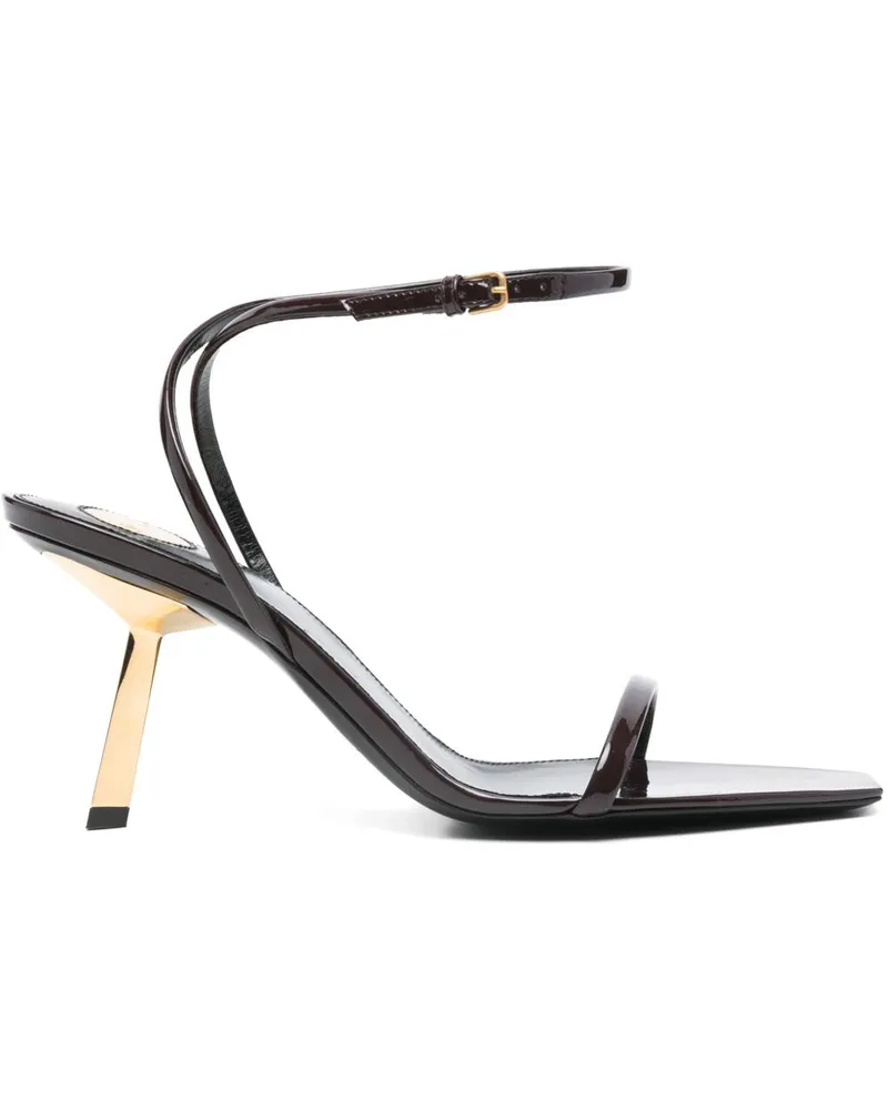 Saint Laurent Lee Sandalen 75mm - Braun Braun