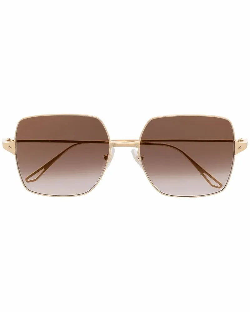 Cartier Oversized-Sonnenbrille mit Farbverlauf - Gold Gold