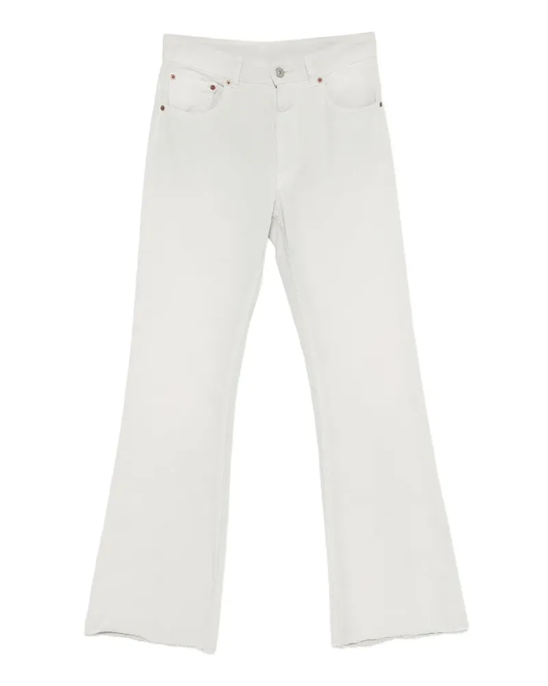 Maison Margiela raw-cut flared jeans - Grau Grau