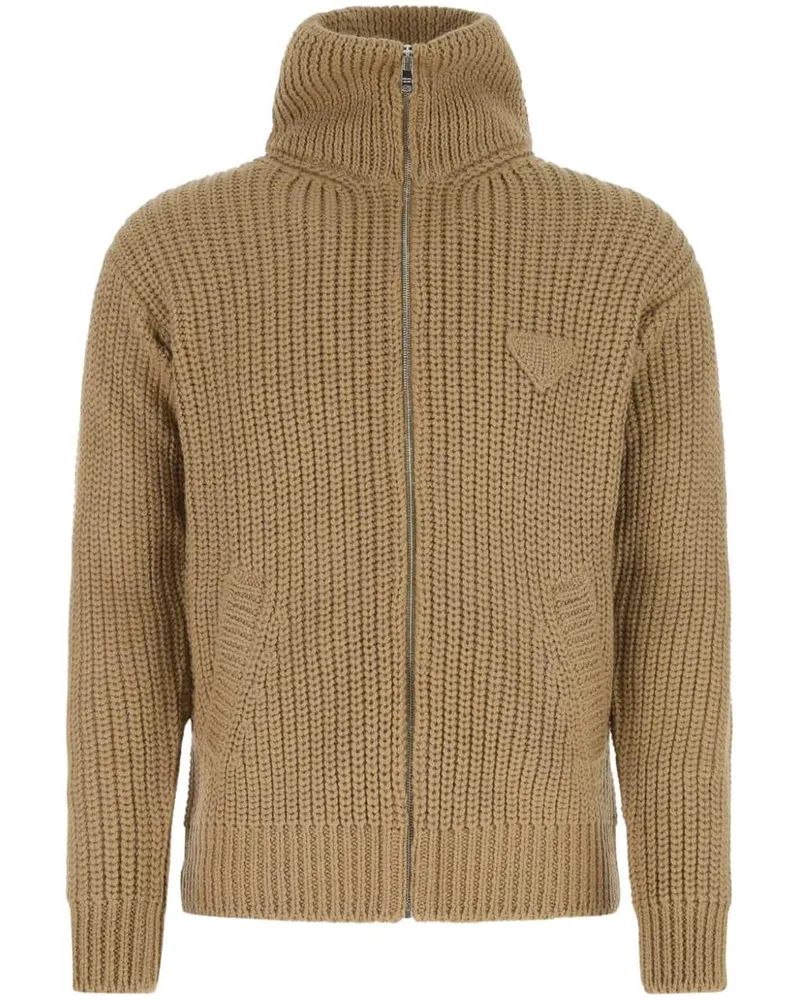 Prada Cardigan mit Reißverschluss - Braun Braun
