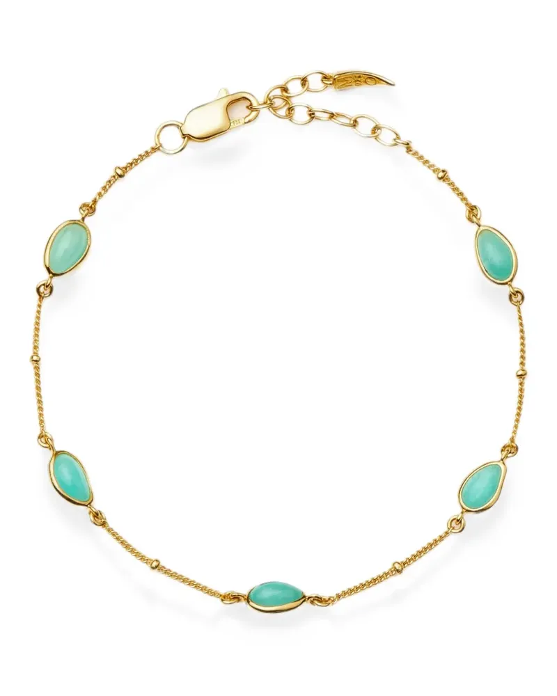 Missoma Magma amazonite-charm bracelet - Gold Gold