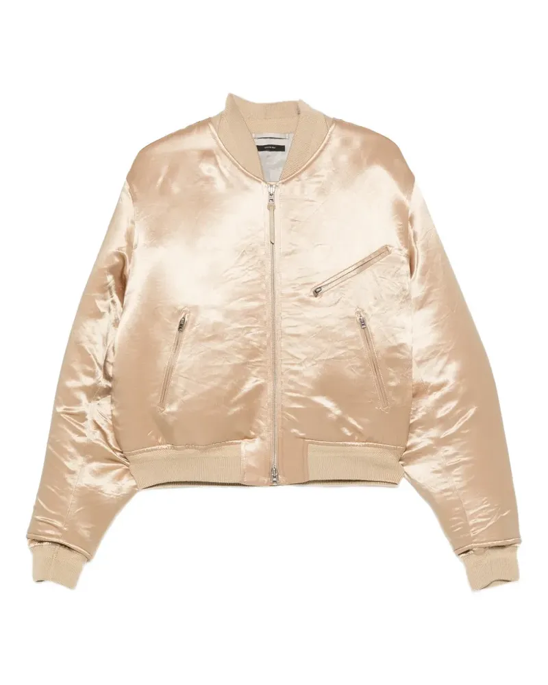 Tom Ford Bomberjacke aus Satin - Nude Nude