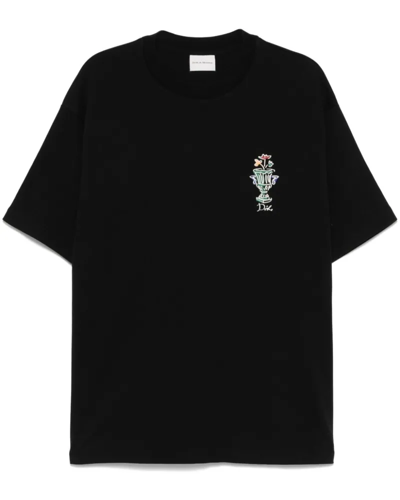 Drôle de Monsieur Le Vase T-Shirt - Schwarz Schwarz