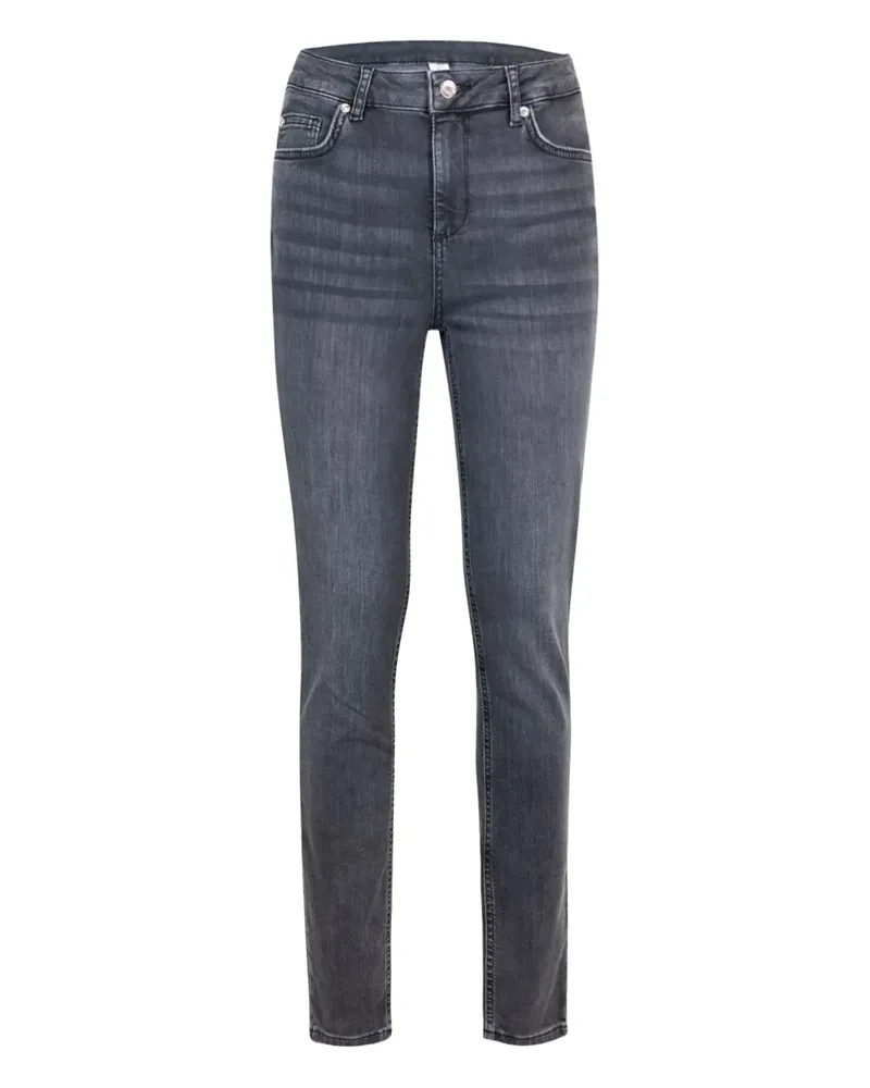 Liu Jo Jeans mit Logo-Schild - Schwarz Schwarz