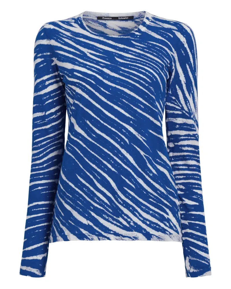 Proenza Schouler Mia T-Shirt - Blau Blau