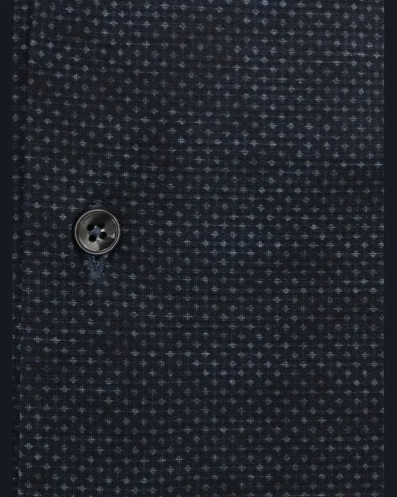 XACUS Gemustertes Hemd - Blau Blau