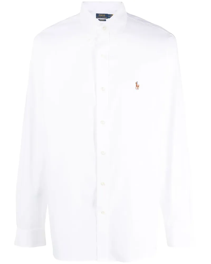 Ralph Lauren Hemd mit Polo Pony - Weiß Weiß