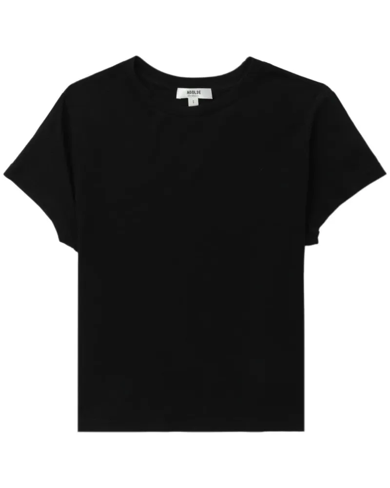 AGOLDE Adine T-Shirt aus Baumwolle - Schwarz Schwarz