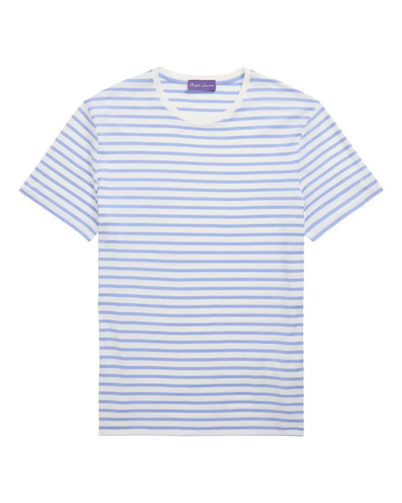 Ralph Lauren Gestreiftes T-Shirt - Blau Blau
