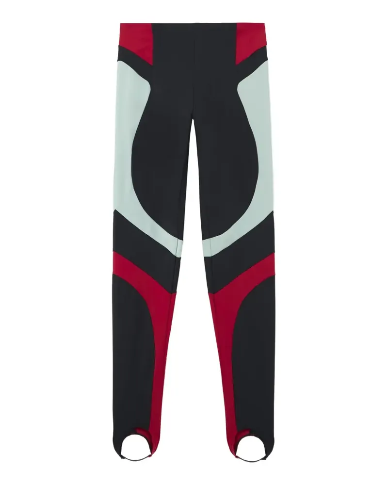 OFF-WHITE colour-block leggings - Schwarz Schwarz