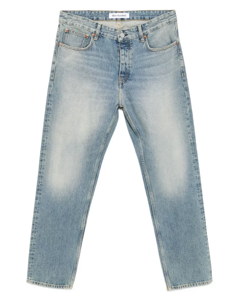 Won Hundred Archer Tapered-Jeans - Blau Blau
