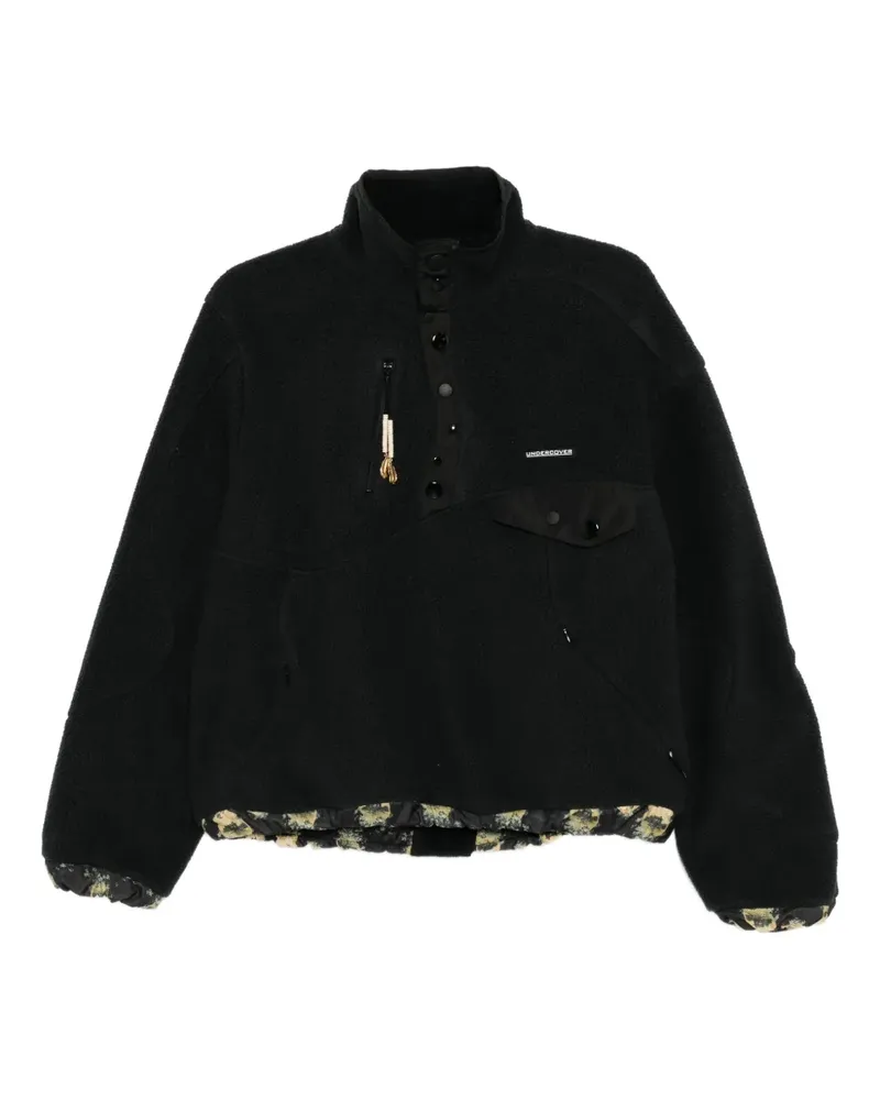 Undercover Oberteil mit Logo-Patch - Schwarz Schwarz