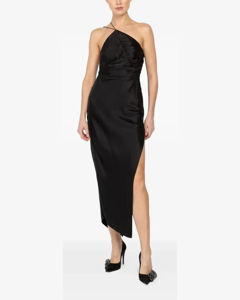 The Sei Leaf asymmetric strappy dress - Schwarz Schwarz