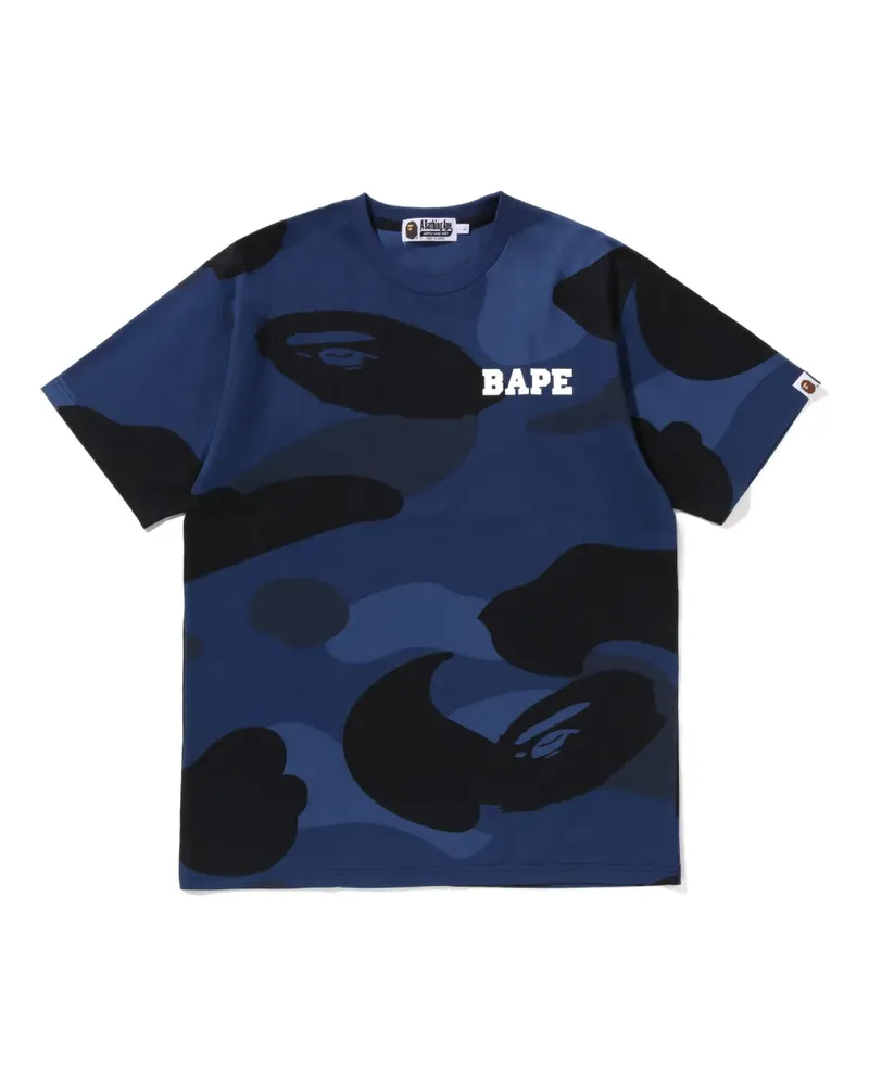 BAPE Mega Color Camo T-Shirt - Blau Blau