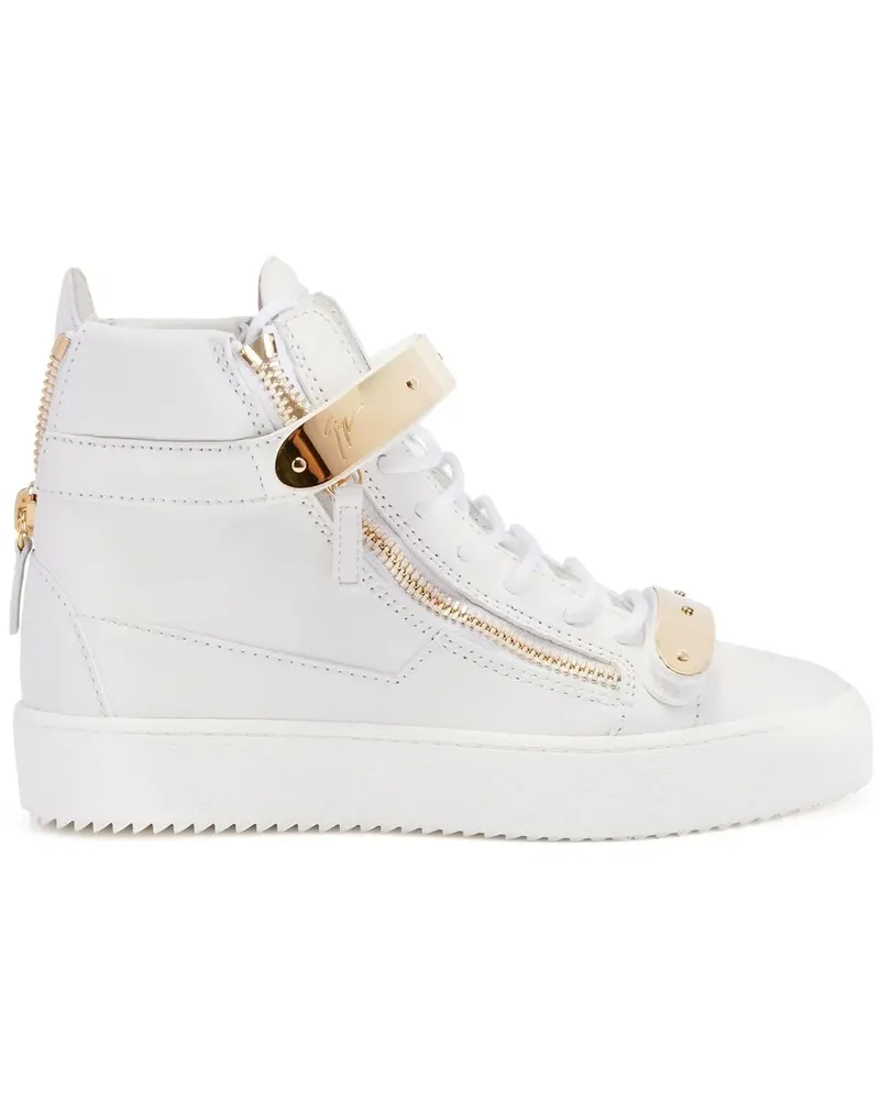 Giuseppe Zanotti Coby High-Top-Sneakers - Weiß Weiß