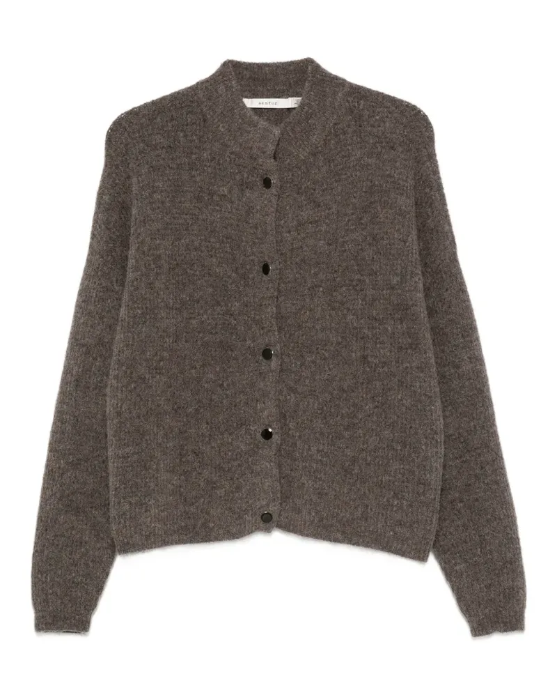 Gestuz Alpha button-up cardigan - Braun Braun