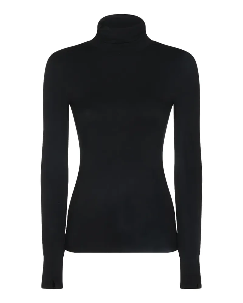 THOM KROM Langärmeliger Rollkragenpullover - Schwarz Schwarz
