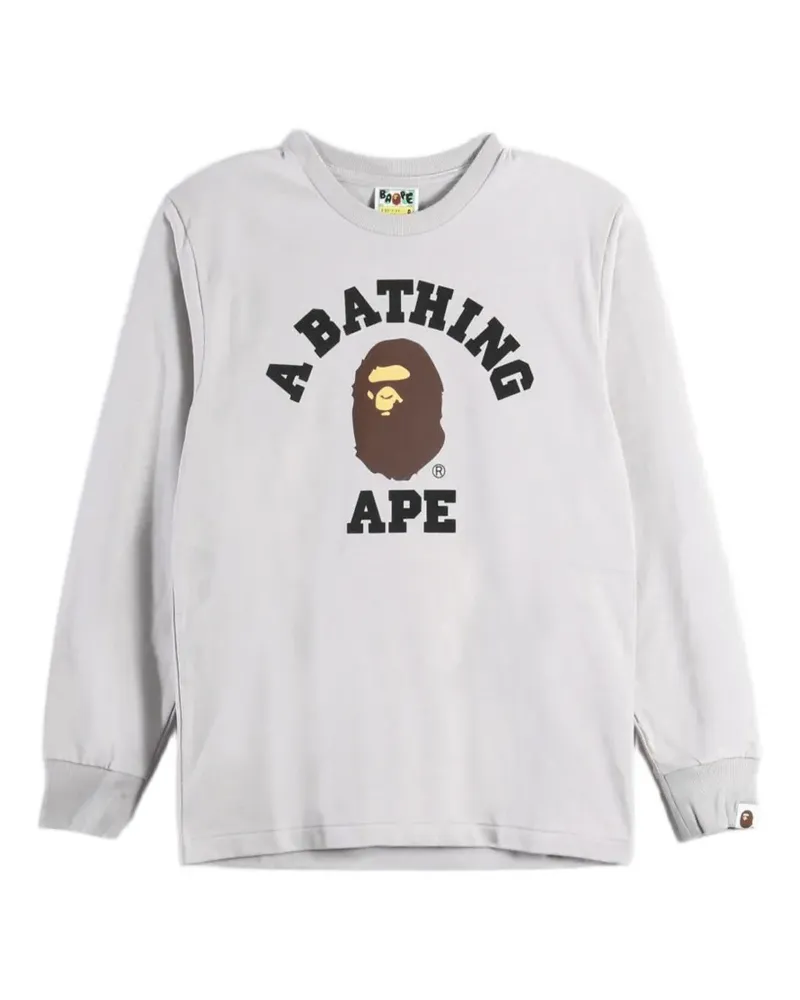 BAPE Ape Head T-Shirt - Grau Grau