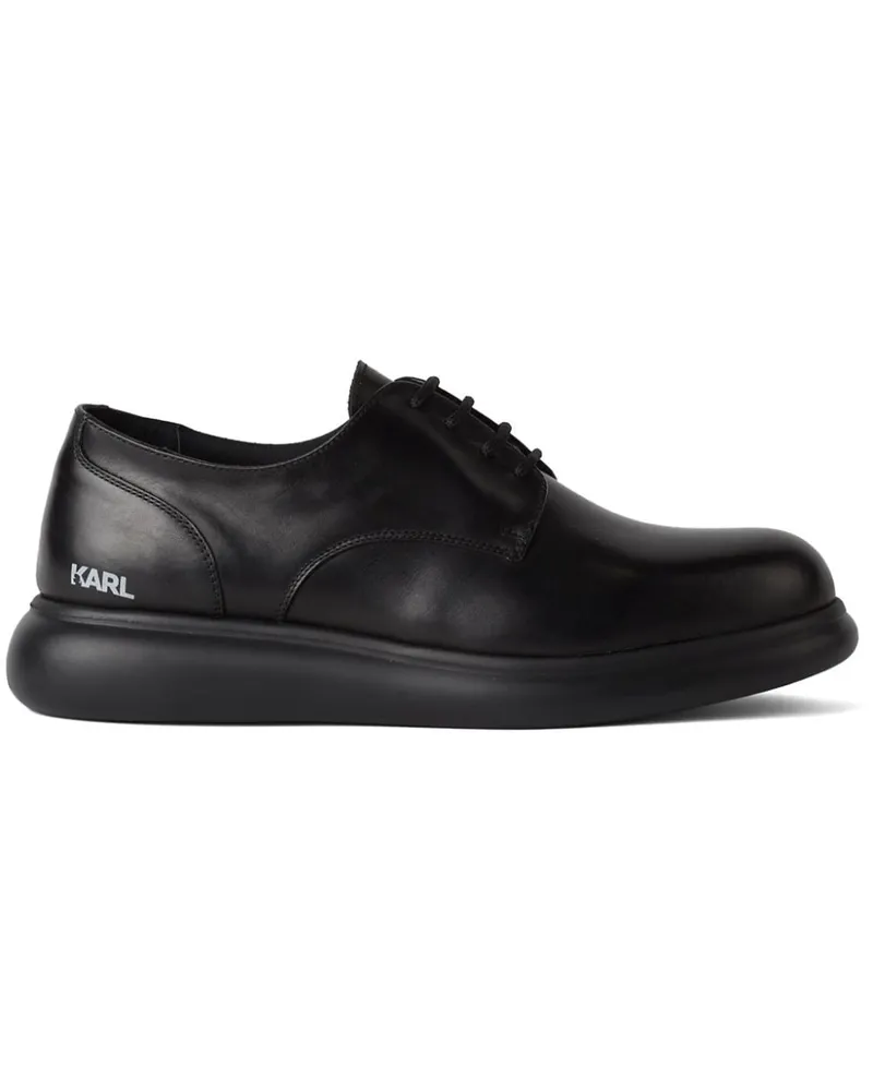 Karl Lagerfeld Granby Derby-Schuhe aus Leder - Schwarz Schwarz