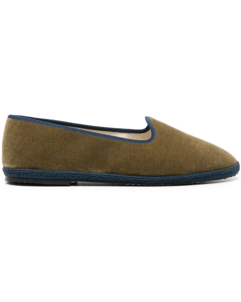 Scarosso William IV Loafer aus Samt - Grün Grün