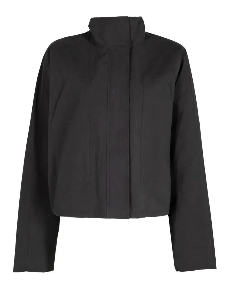 St. Agni high-neck jacket - Grau Grau
