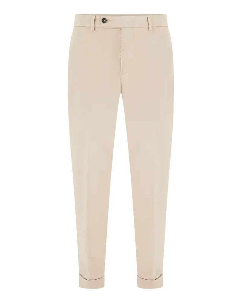 Numero 00 turn-up cuffs trousers - Nude Nude