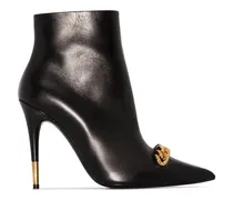 Iconic Chain Stiefeletten 105mm - Schwarz