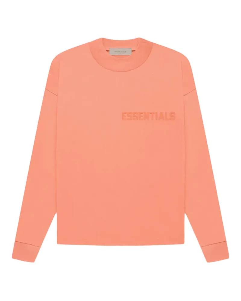 Fear of God Essentials logo-print sweater - Orange Orange