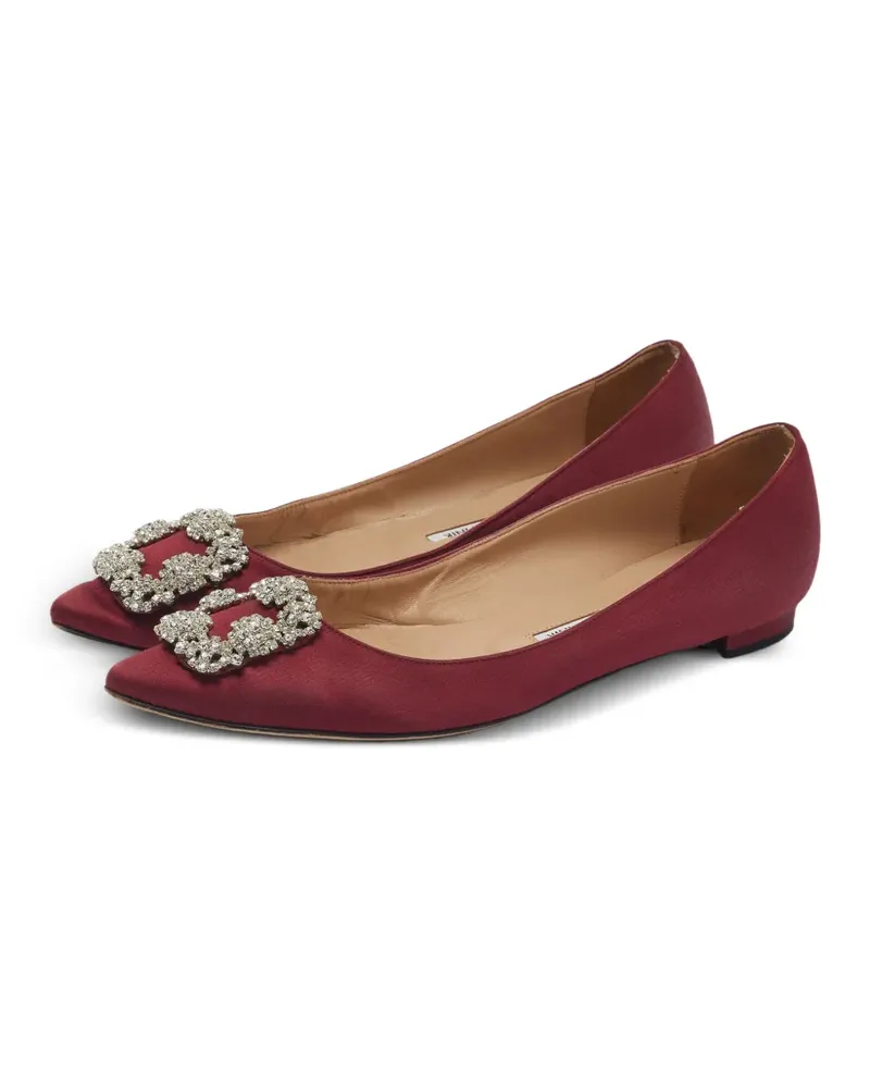 Manolo Blahnik Hangisi Ballerinas - Rot Rot