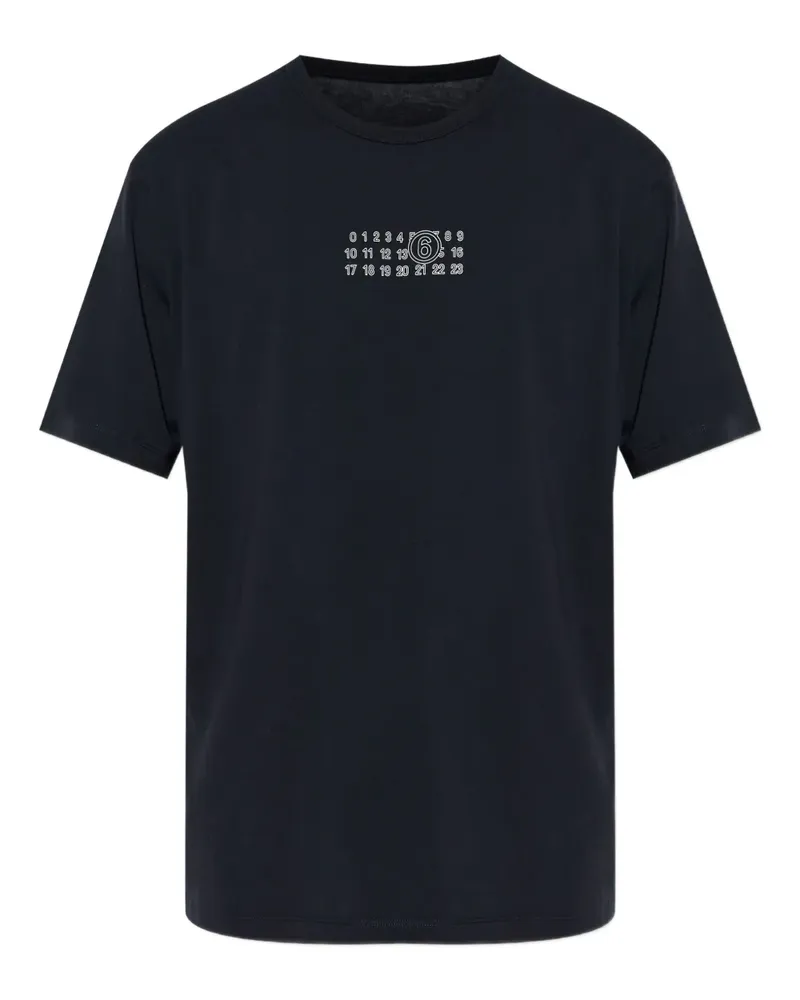 Maison Margiela T-Shirt aus Baumwolle - Blau Blau