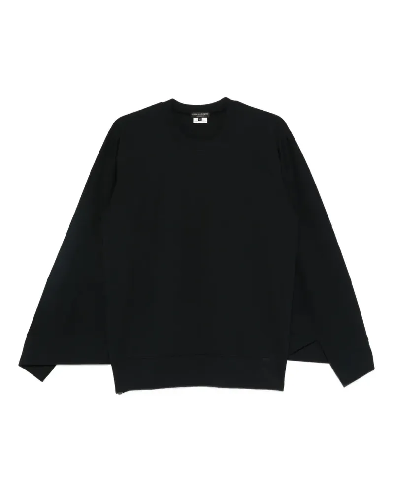 Comme des Garçons poly jersey sweatshirt black - Schwarz Schwarz