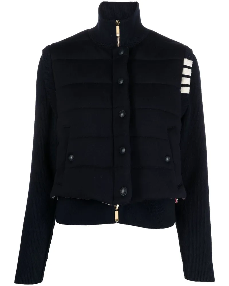 Thom Browne Wendbare Steppjacke - Blau Blau