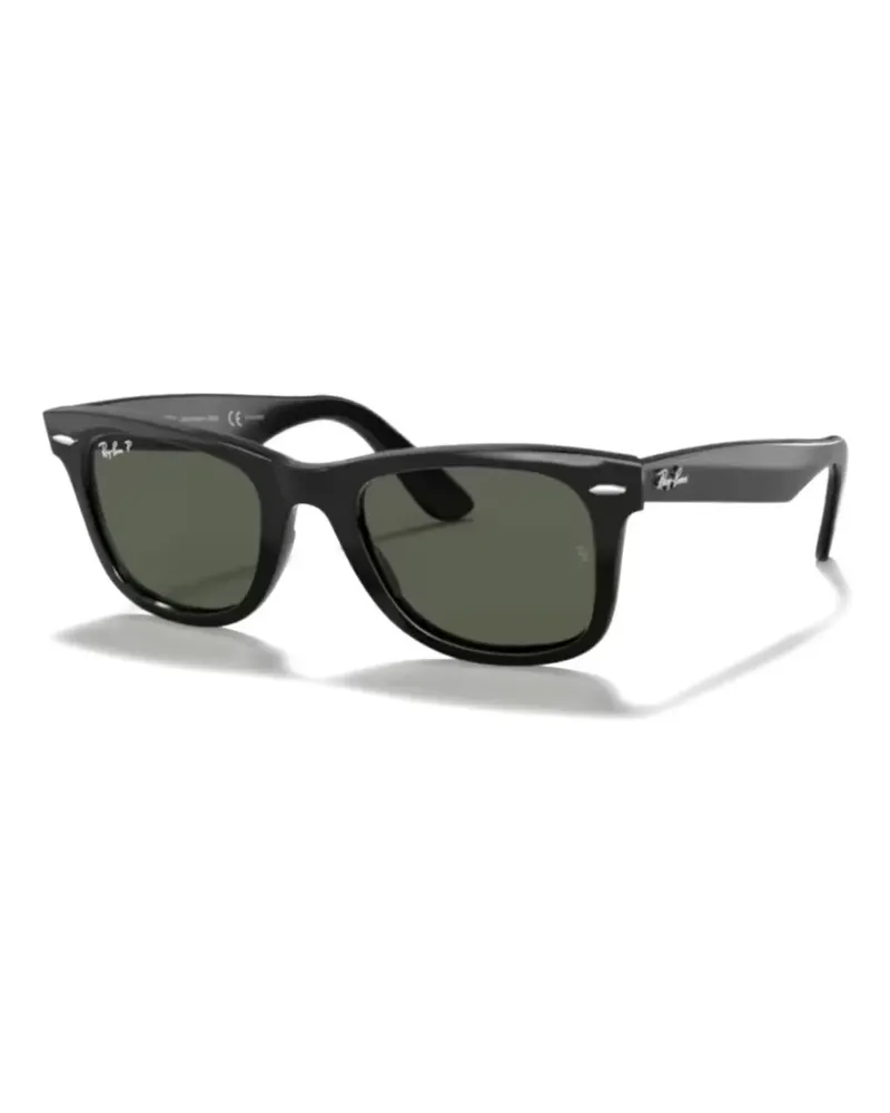 Ray Ban Sonnenbrille mit eckigem Gestell - Schwarz Schwarz