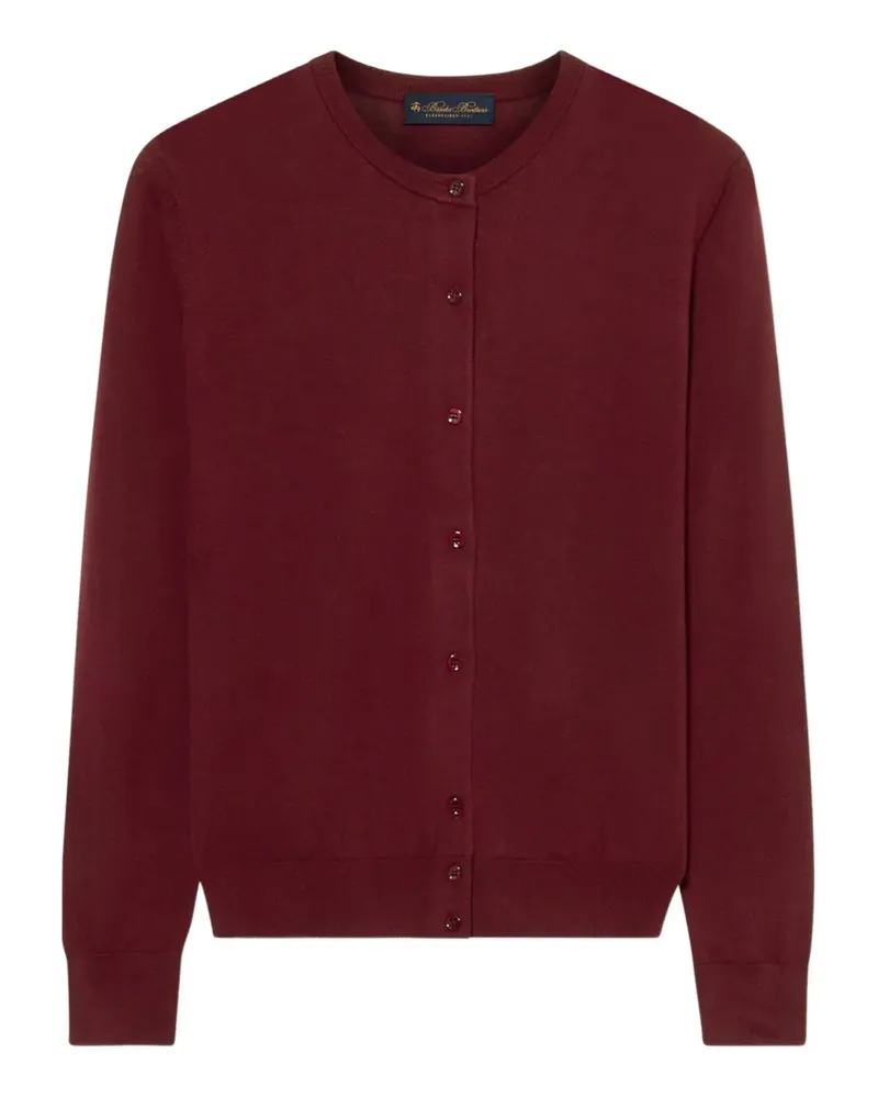 Brooks Brothers Cardigan aus Merinowolle Rot