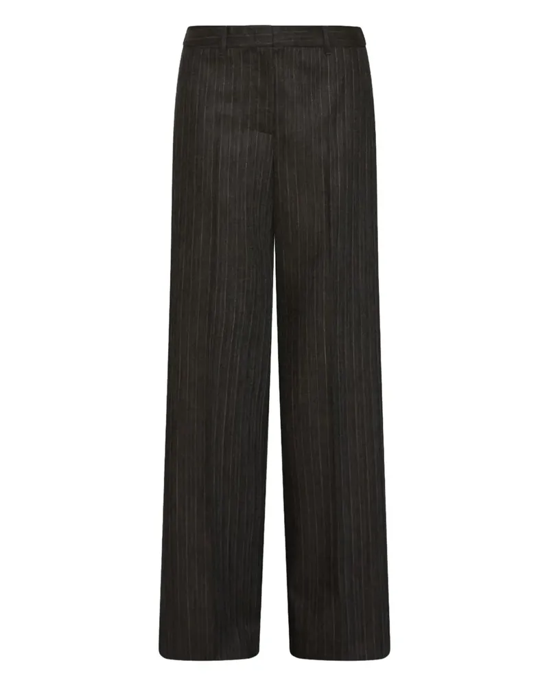 MARELLA pint-stripe trousers - Braun Braun