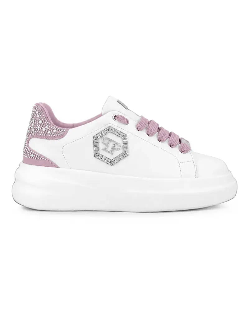 Philipp Plein low-top sneakers Megastar Strass - Weiß Weiß