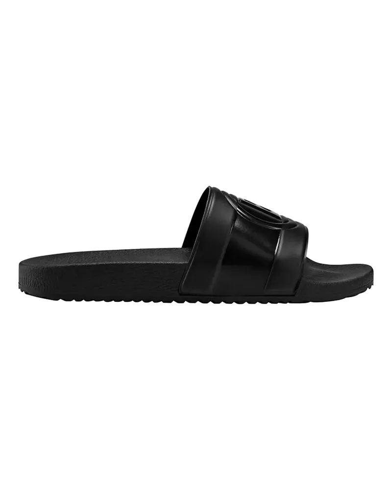 Bogner Belize logo-embossed slides - Schwarz Schwarz