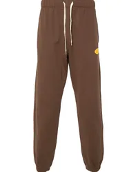 AUTRY Jogginghose mit Logo-Print Braun