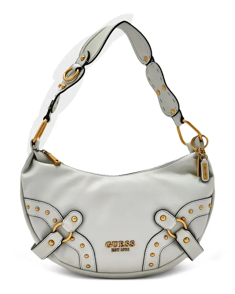 Guess Natalya stud-embellished shoulder bag - Grau Grau
