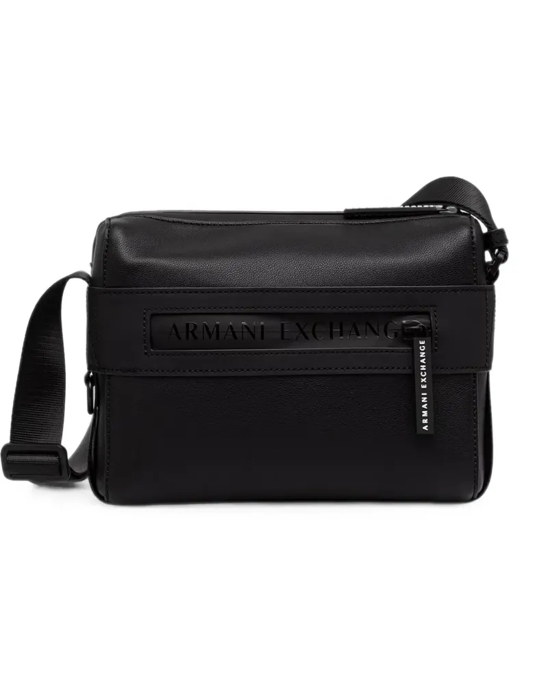 Armani Exchange logo-detail messenger bag - Schwarz Schwarz