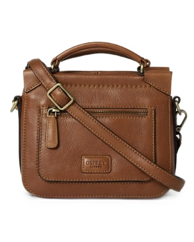 Osprey leather cross-body bag - Braun Braun