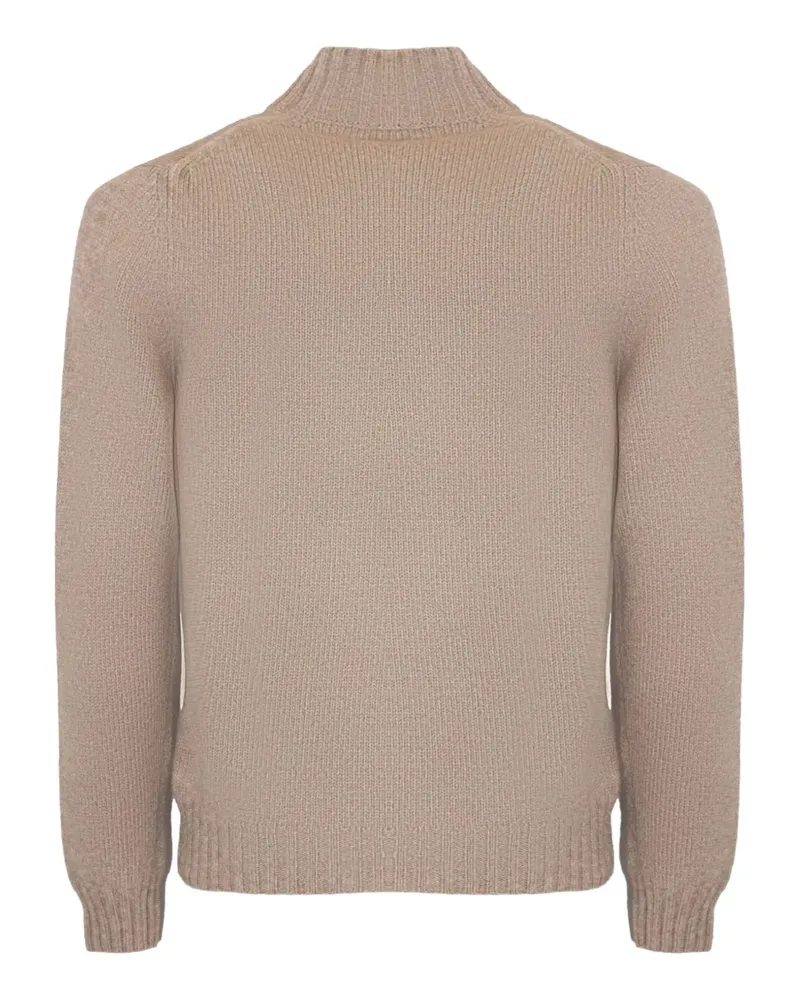 Fedeli Rollkragenpullover mit geripptem Saum - Nude Nude