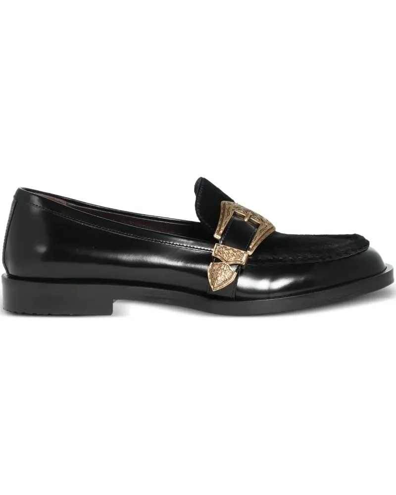 FESTA Milano Lira Loafer mit Ponyleder - Schwarz Schwarz