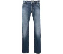 Ausgeblichene Straight-Leg-Jeans