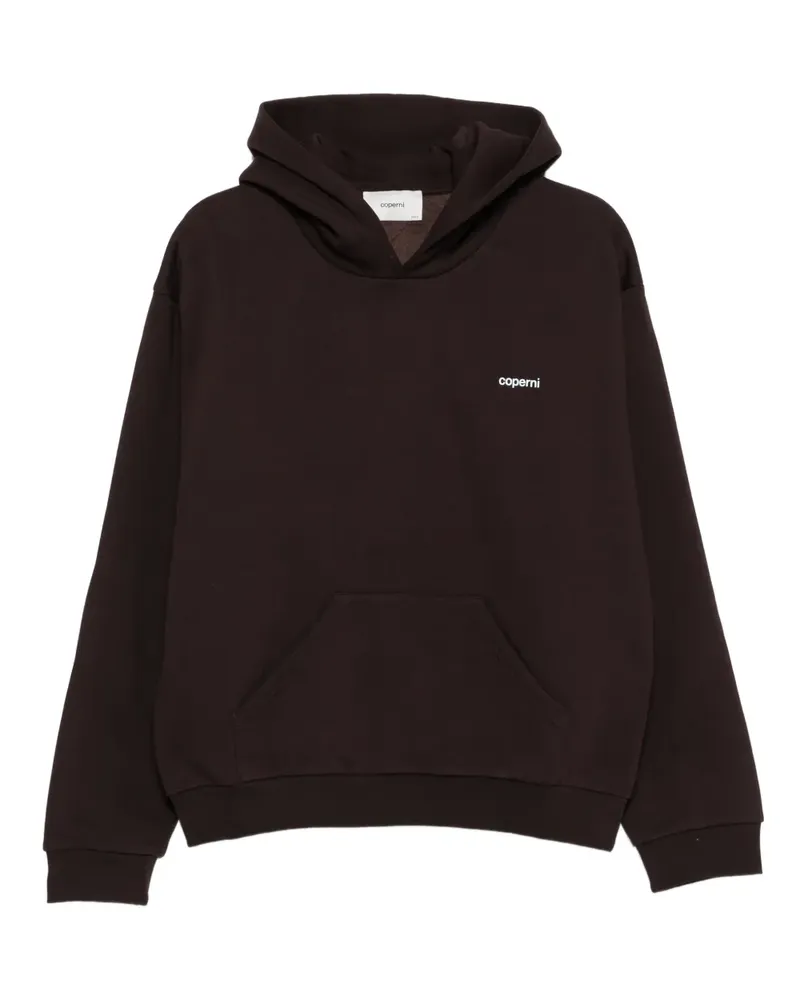 COPERNI Hoodie mit Logo-Stickerei - Braun Braun