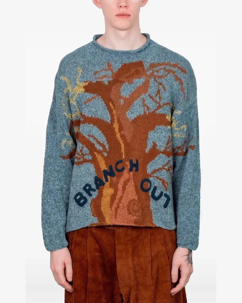 STORY mfg. Twinsun sweater - Blau Blau