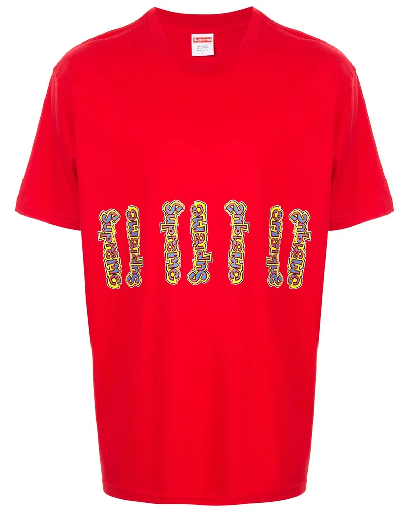 Supreme Being Gonz' T-Shirt mit Logos - Rot Rot